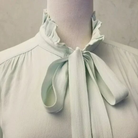 NWT RO & DE aqua green long sleeve top size Small (17) - Picture 5 of 6